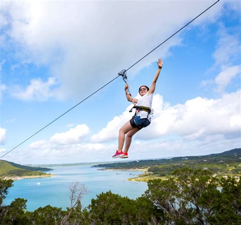 Lake travis zipline adventures - Your package includes free parking, shuttle & boat transportation to and from Adventure Island, Unlimited access to 5 GIANT stand-alone water attractions, all lakefront recreations, and a 50-minute time slot on the 600 foot pulse-pounding challenge course track. ... Our challenge course consists of nearly 2 football fields …